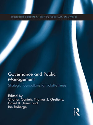 cover image of Governance and Public Management